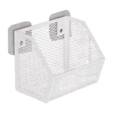 Maxbell Wall Hanging Baskets Wall Mounted Multiuse for Living Room 14.8x11x13.5cm White