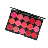 Maxbell Maxbell 15 Colors Lipstick Cosmetic Palette for Girls Salon Artist Beginners