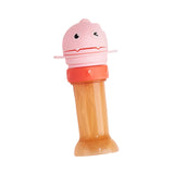 Maxbell No Spilling Water Bottle Caps with Straw Straw Cover Bottle Cap for Car Infants Pink