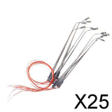 Maxbell 25xModel LED Street Lamp Lights Single Head Train Layout Scenery 1:100 10pcs