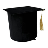 Maxbell Graduation Cap Gift Box for Grad Ceremony Practical Supplies Flower Gift Box Black