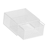 Maxbell Socks Underwear Drawer Organizer Cabinet Bin for Panty Lingerie Storing Sock L White