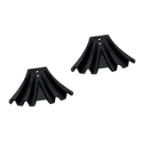 Maxbell 2 Pieces Gutter Downspout Diverters Down Spout Extenders for Lawn Black
