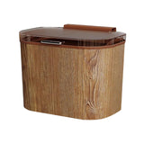 Maxbell Kitchen Trash Can Odorless Cabinet Hanging Wastebasket for Bedroom Bathroom 25.5cmx16cmx19cm