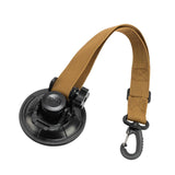 Maxbell Adjustable RV Door Retainer Strap Accessory Lightweight Silicone Suction Cup Khaki