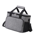 Maxbell Insulated Cooler Bag Lightweight Lunch Box for Fishing Travel Park Day Trips Gray L 35x28x28cm