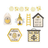 Maxbell Bee Tiered Tray Decor Creative Decorative Table Signs for Party Office Table Style B