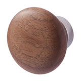 Maxbell Wood Wall Hook Multipurpose Single Coat Hat Rack for Living Room Bag Black walnut