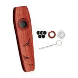 Maxbell Wooden Kazoo Wind Instrument for Party Supplies Outdoor Activities Beginners Style E