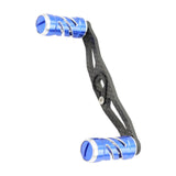 Maxbell Fishing Reel Handle 8mmx5mm Repair Diy Lightweight Aluminum Alloy Rocker Arm Blue