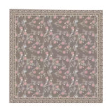 Maxbell Women Head Scarf Floral for Ladies Large Fashion 43 inch Hair Scarf Headband Brown