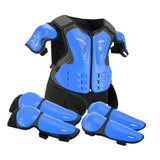 Maxbell Generic Dirt Bike Gear Kids Motorcycle Armor Suit for Riding Skateboard Blue