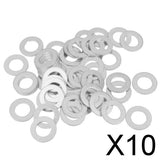 Maxbell 10x14mm Oil Drain Plug Gasket Washer Pack of 50 for Acura Honda 94109-14000