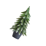 Maxbell Mini Christmas Tree Accessories Ornament for Festive Photo Props Centerpiece 22 cm