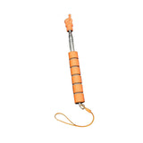 Maxbell Telescopic Teacher Pointer Portable Hand Pointer for Conference Presentation Sponge Cover Orange