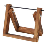 Maxbell Wood Yarn Roll Holder Dispenser Yarn Skein Holder for Crocheting Knit Sister 13.5cmx15.5cmx2.2cm
