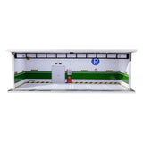 Maxbell 1/64 Model Car Display Case Garage Model Diorama Ornament Showcase Organizer Style B