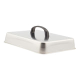 Maxbell Grill Lid Rectangular Steaming Cover Lid for Flat Top Griddle Teppanyaki BBQ 31x24x5cm