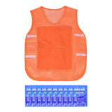 Maxbell Summer Cooling Vest for High Temperature Work Environment Fishing Warehouses Orange