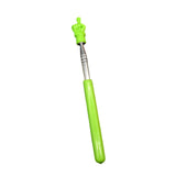 Maxbell Telescopic Teacher Pointer Portable Hand Pointer for Conference Presentation Rubber Cover Green