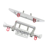 Maxbell RC Front Rear Bumper Pro for MN999 MN222 SCX10 90046 90047 RC Car Model argent