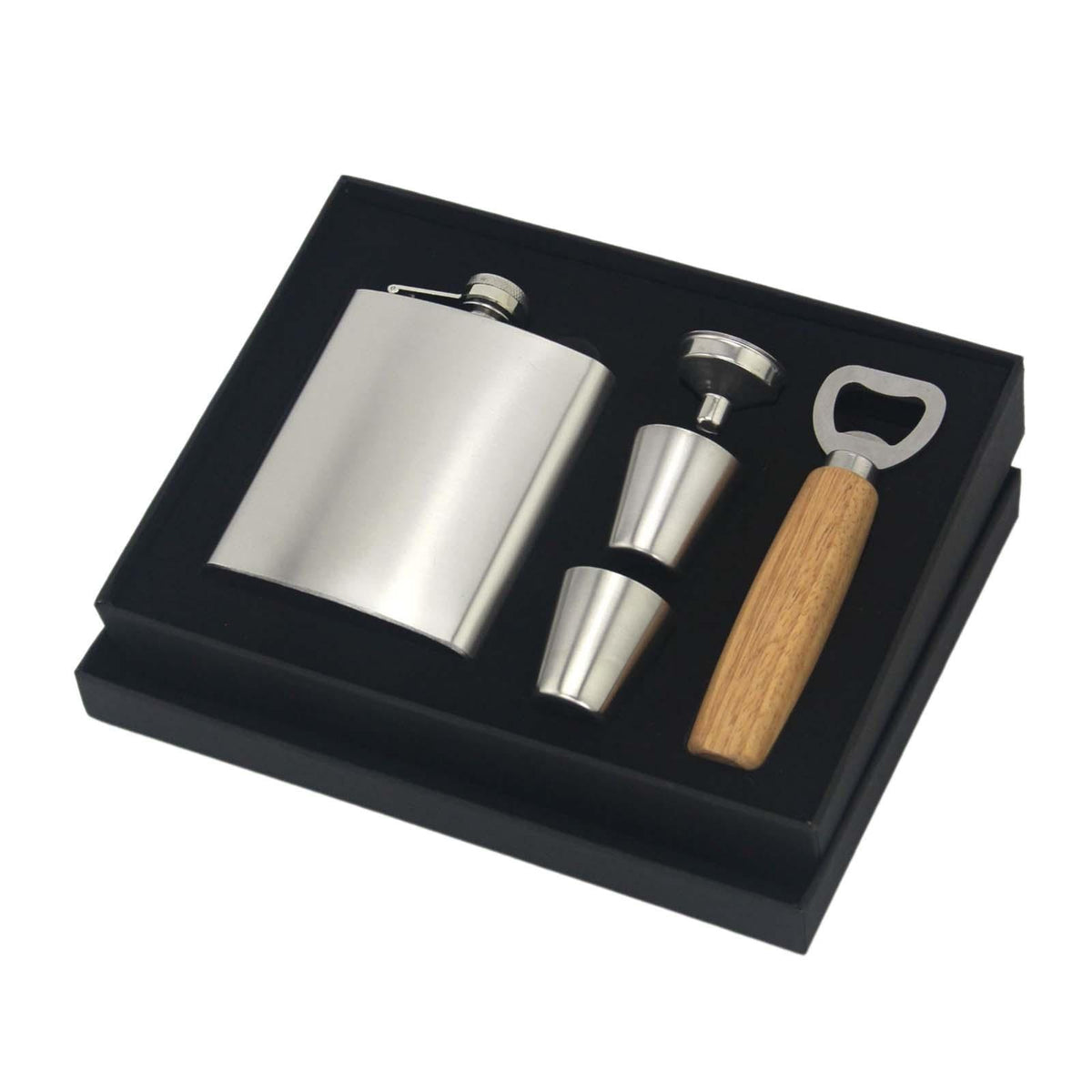 Maxbell Hip Flasks Set Flasks Portable Pocket Flasks for Camping Travel Hiking with opener