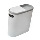 Maxbell Kitchen Wastebasket Simple Slim Narrow Garbage Can for Bedroom Entryway Home