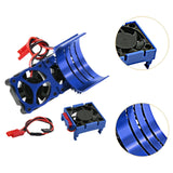 Maxbell 3340 RC Cooling Fan Repair 540 Heat Sink Motor Fan for Vxl-3S Blue