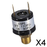 Maxbell 4x12V Air Pressure Switch Rated For Trumpet Train Horn Compressor 90-110PSI