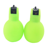 Maxbell 2Pcs Hand Squeeze Whistles Coaches Whistles for Home School Coaches Referees Green