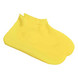 Rain Boots Latex Snow Boots Rain Shoe Covers for Adults Kids Cycling Fishing Yellow L