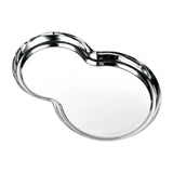 Maxbell Stainless Steel Food Tray Jewelry Dish for Cupcake Candle Bedroom Decoration