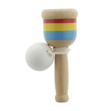 Wooden Kendama Ball And Cup Skill Game Traditional Japanese Game Toy - White - Aladdin Shoppers