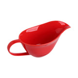 Maxbell Gravy Boat Elegant Photo Props Sauce Boat Container for Beefsteak BBQ Picnic red