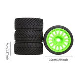 Maxbell 4 Pieces RC Wheel and Tire Spare Parts Replacement for 1/7 W233