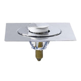 Maxbell Bounce Design Floor Drain Odor Resistant Core Foot Press for Garage Bathroom