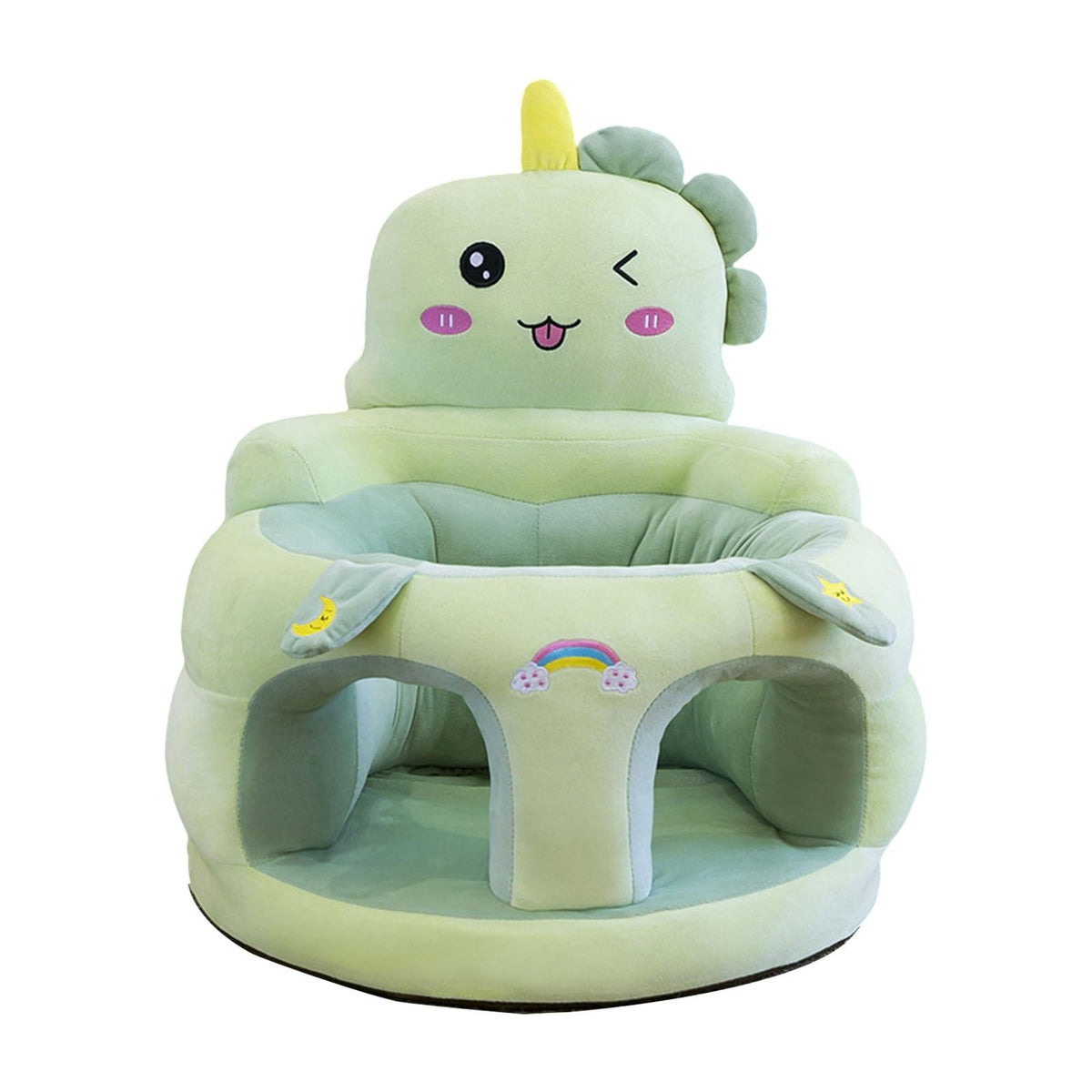 Maxbell Infants Support Chair Learning Sitting Cartoon Infant Sofa for Birthday Gift Dinosaur