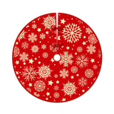 Christmas Tree Skirt Base Cover 90cm Warm Round for Home Decor Party Holiday Style C