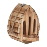 Maxbell Butterfly House Open Door Decoration Nesting Room for Outside Flowerbed Yard