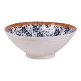 Maxbell Noodles Bowl Ramen Bowl for Udon, Soba, Pho Unbreakable Retro for Restaurant style D