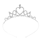 Maxbell Children's Wedding Crown Headband 36.5cm Circumference Crystal Rhinestone Hairband For Kids Girls - Aladdin Shoppers