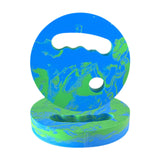 Maxbell Water Exercise Discs Comfortable Underwater Resistance for Pool Beach Summer Blue Green