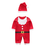 Maxbell Infant Bodysuit Long Sleeve Romper for Baby 1ST Christmas Daily Wear Infants for Height 90cm