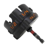 Maxbell Nut Zipper Drill Attachment Hex Shank Nut Driver for Garage Work