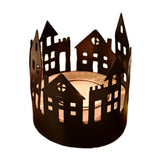 Maxbell Tealight Candle Holder Small Iron House Halloween Decorative Tealight Holder