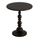 Maxbell Maxbell Couch Table (52cm in Height) Decor Modern Side Table for Balcony Hotel Cabin Black Small