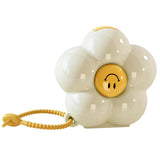 Maxbell Weekly Pill Box 6 Compartments Portable Pill Holder for Bag Office Traveling White