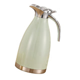 Maxbell 2L Stainless Steel Vacuum Thermal Coffee Carafe for Restaurants Multipurpose Light Green