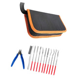 Maxbell Mini Diamond File Assorted Set Small File Set for Model Repair DIY Craftsman