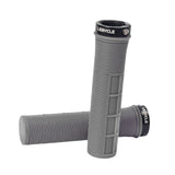Maxbell 2x Bike Handlebar Grips Stylish Accessories for Mountain Bikes Riding Sports Gray